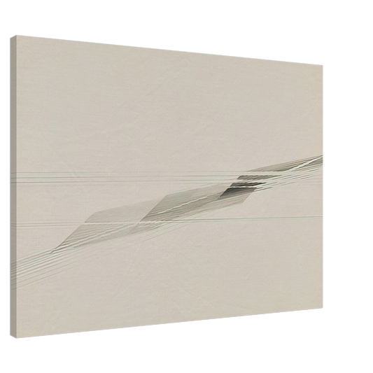Nasreen Mohamedi - Untitled - Minimalism Canvas - 20x30 cm / 8x12 inches-canvas