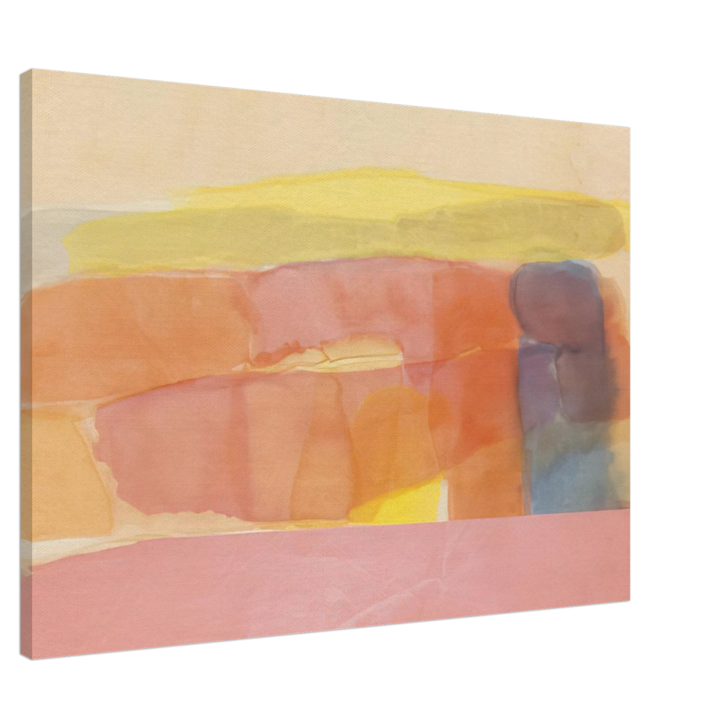 Ronnie Landfield - First Path - 1978 Canvas - 20x30 cm / 8x12 inches-canvas