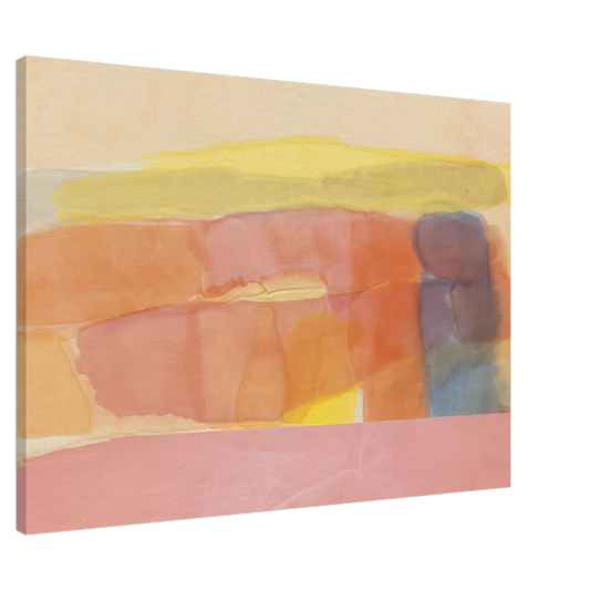 Ronnie Landfield - First Path - 1978 Canvas - 20x30 cm / 8x12 inches-canvas