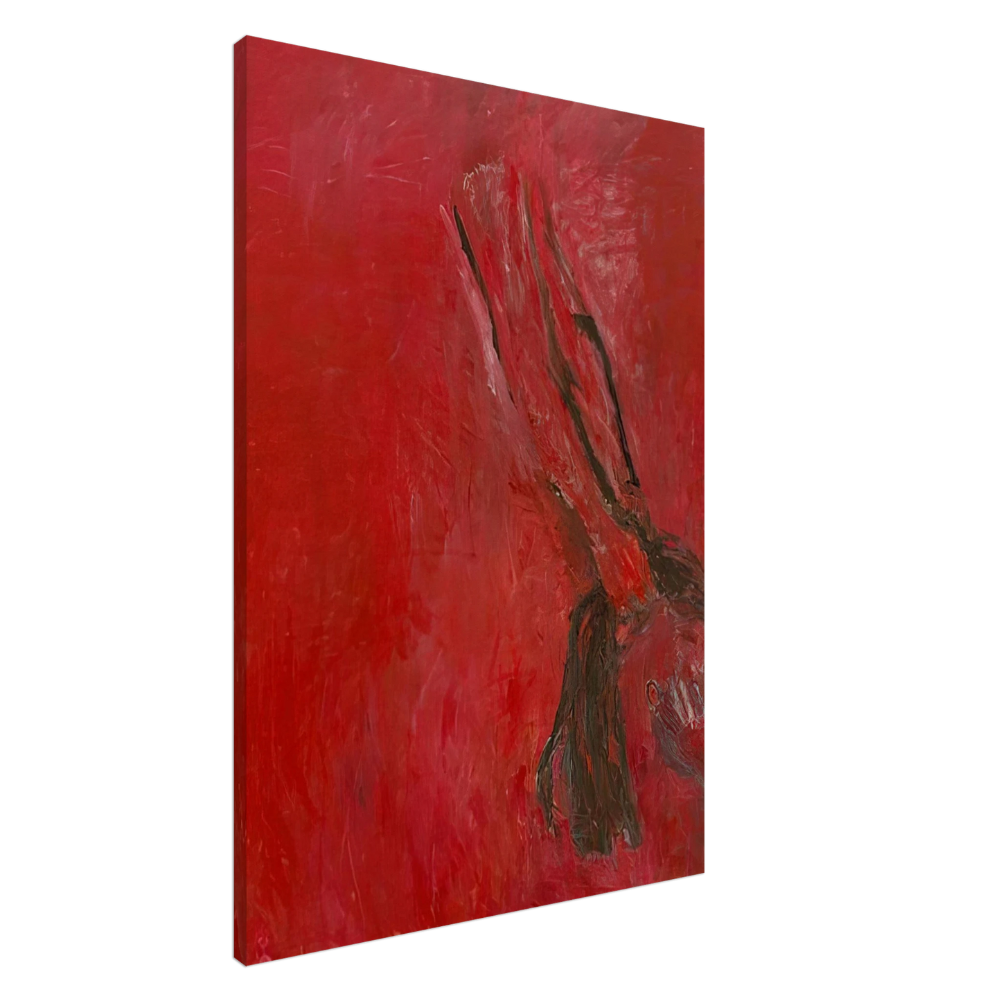 Susan Rothenberg - MAGGIE S PONYTAIL 1993 Canvas - 20x30 cm / 8x12 inches-canvas