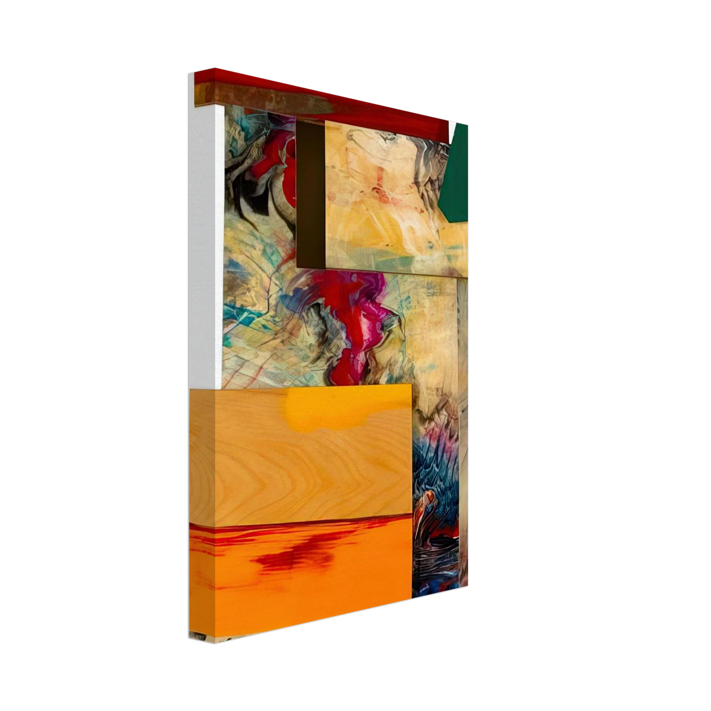 Sam Gilliam - Rubiyat Canvas - 40x60 cm / 16x24 inches-canvas