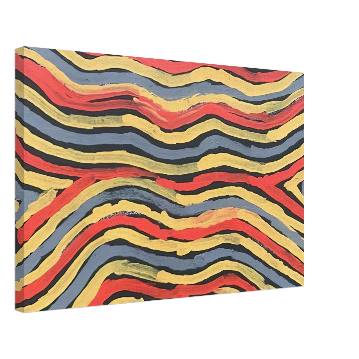 Clifford Possum Tjapaltjarri - Worm Dreaming - 1997 Canvas - 40x60 cm / 16x24 inches-canvas