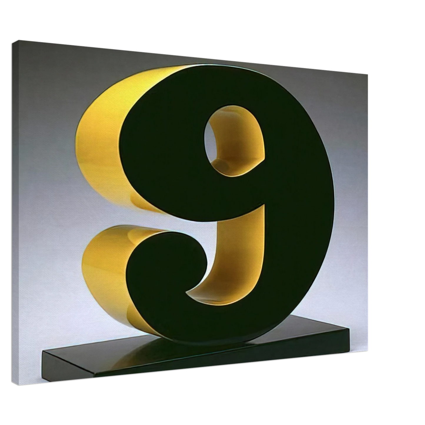 Robert Indiana - Nine Canvas - 20x30 cm / 8x12 inches-canvas