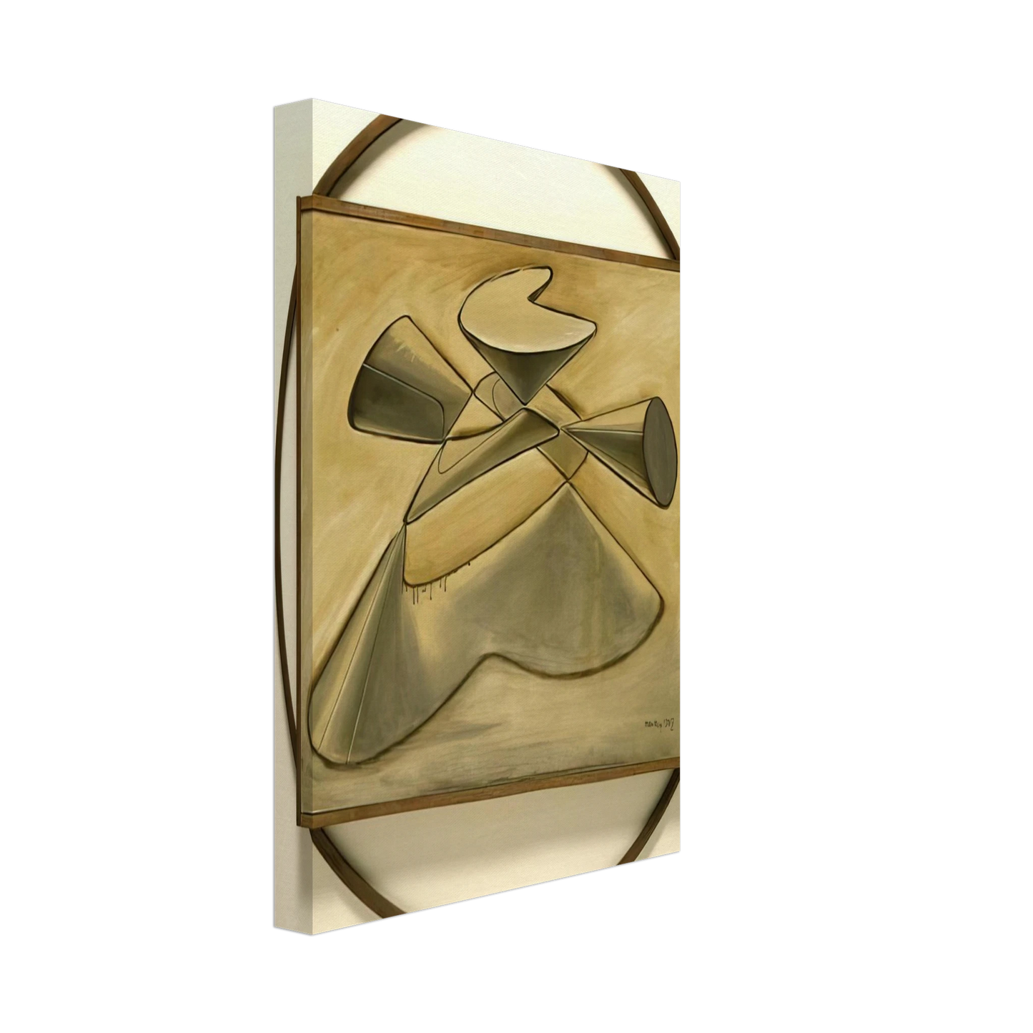 Man Ray - SHAKESPEAREAN EQUATION KING LEAR Canvas - 40x60 cm / 16x24 inches-canvas