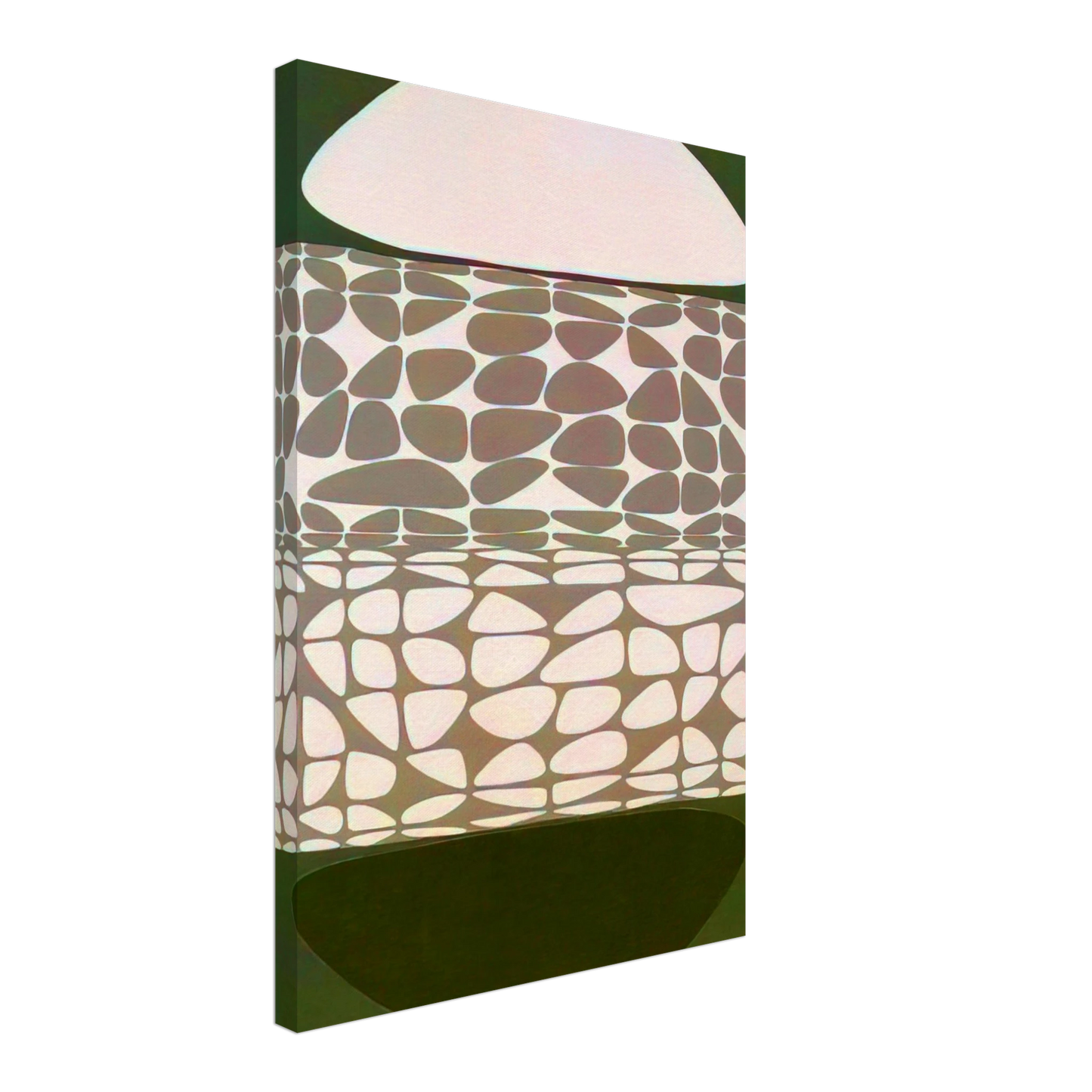 Victor Vasarely - Meandres Belle-Isle - 1951 Canvas - 40x60 cm / 16x24 inches-canvas