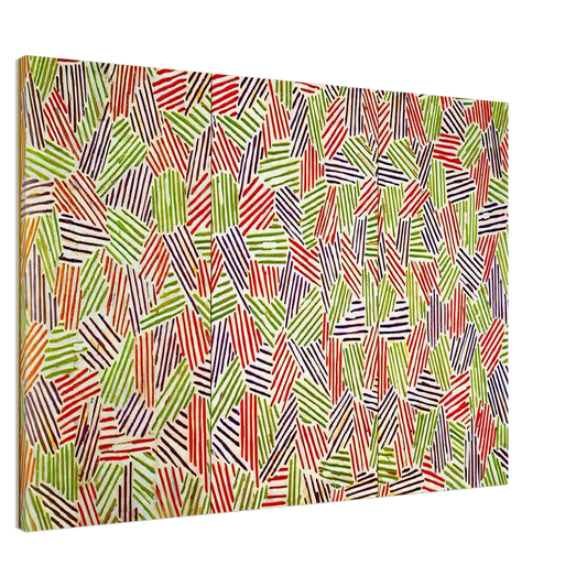 Jasper Johns - SCENT Canvas - 20x30 cm / 8x12 inches-canvas