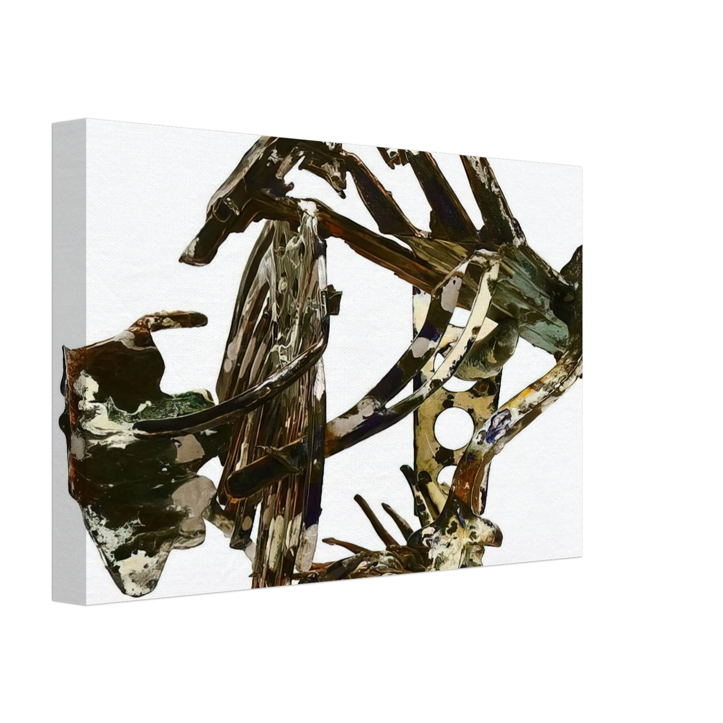 Nancy Graves - Wax Works IX - 1987 Canvas - 40x60 cm / 16x24 inches-canvas