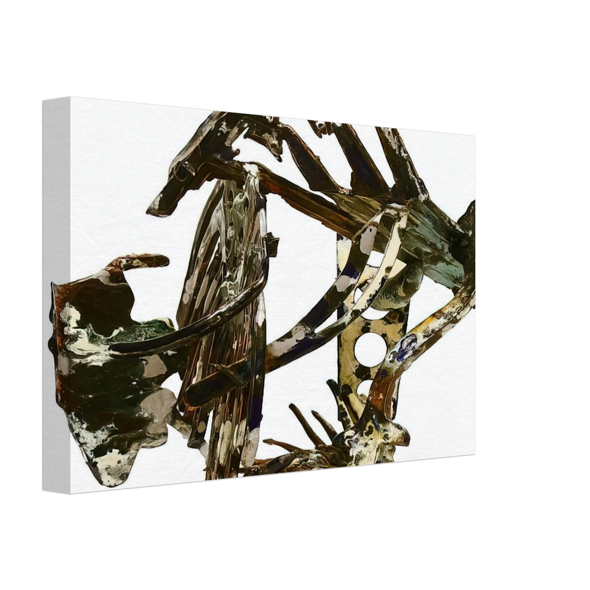 Nancy Graves - Wax Works IX - 1987 Canvas - 40x60 cm / 16x24 inches-canvas