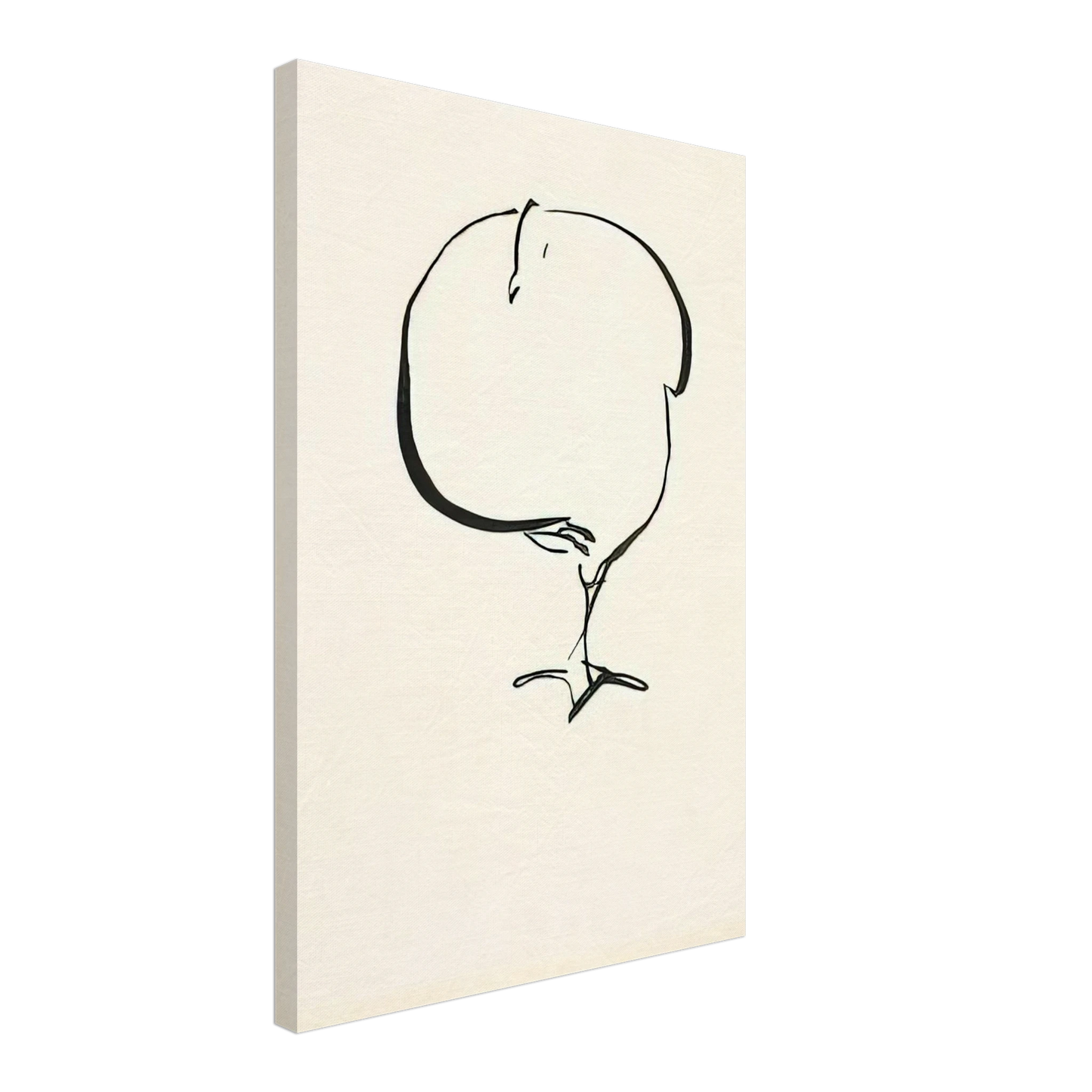 Josef Albers - STANDING BIRD FRONT VIEW 1917 Canvas - 70x100 cm / 28x40 inches-canvas