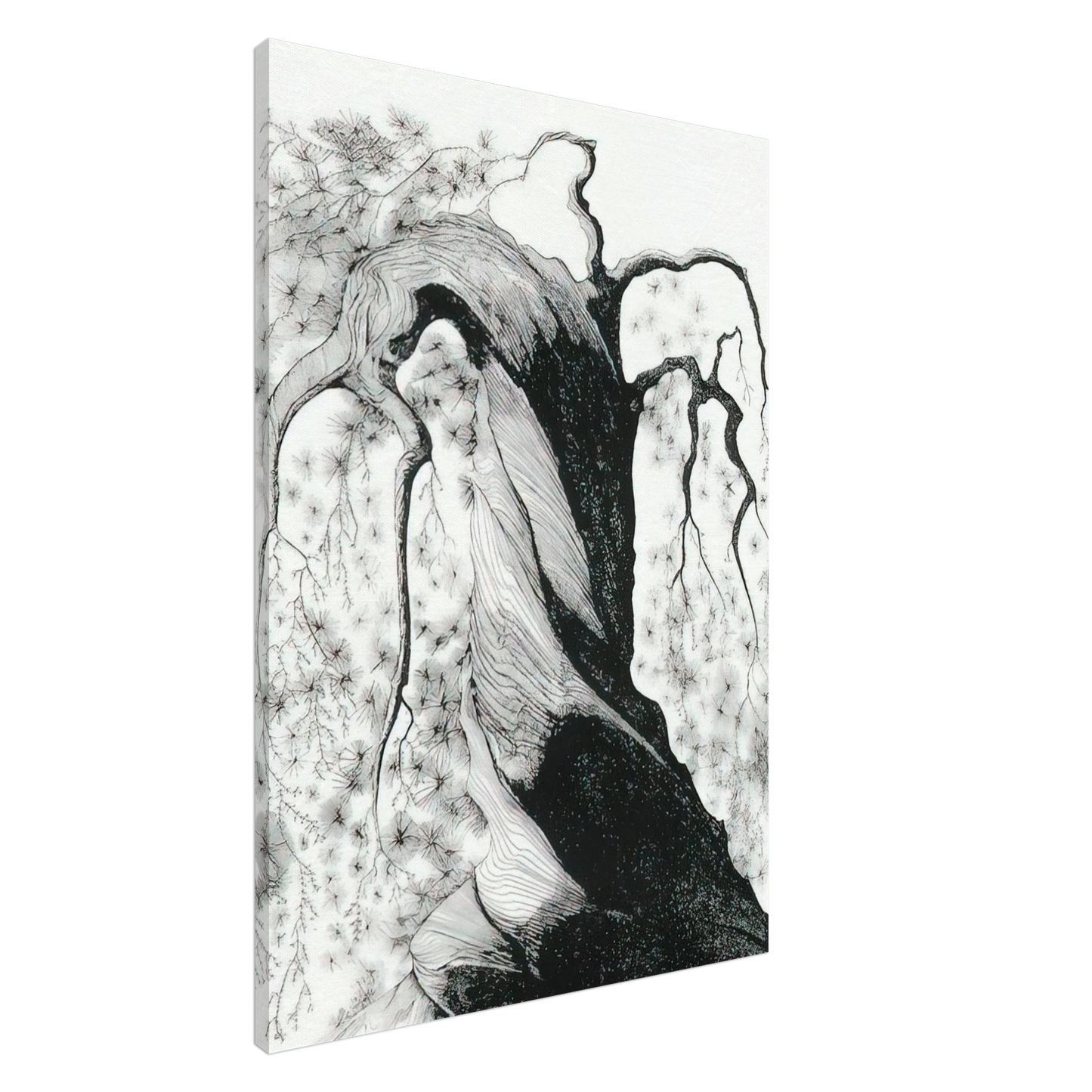 Eyvind Earle - Pine Tree Canvas - 20x30 cm / 8x12 inches-canvas