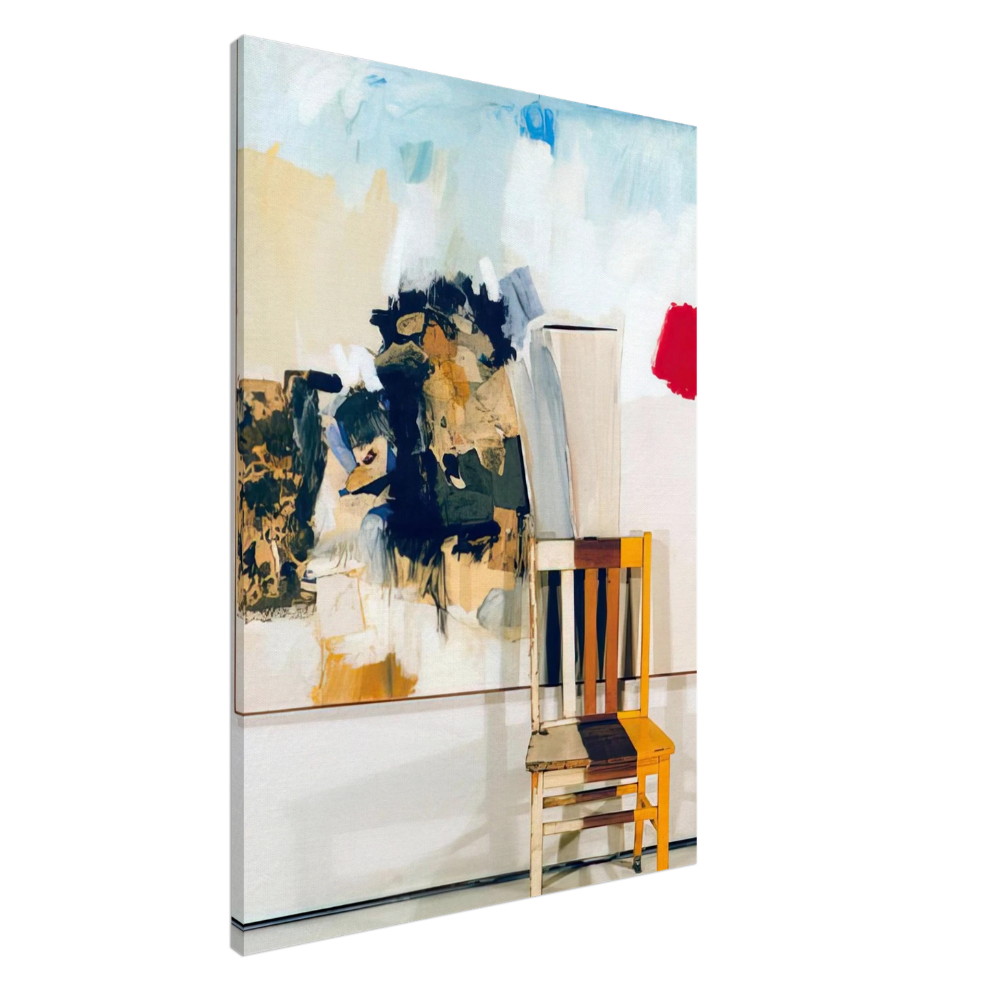 Robert Rauschenberg - PILGRIM 1960 Canvas - 20x30 cm / 8x12 inches-canvas