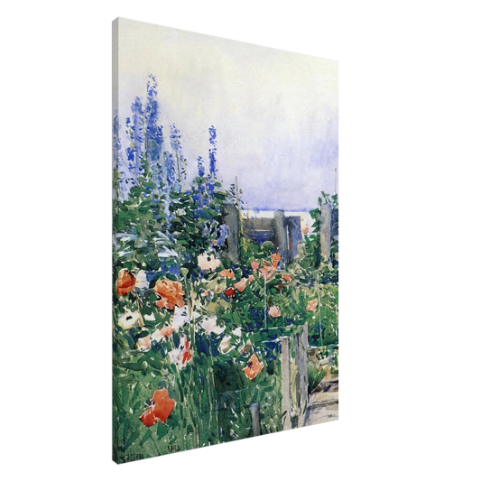 Childe Hassam - Home of the Hummingbird Canvas - 20x30 cm / 8x12 inches-canvas
