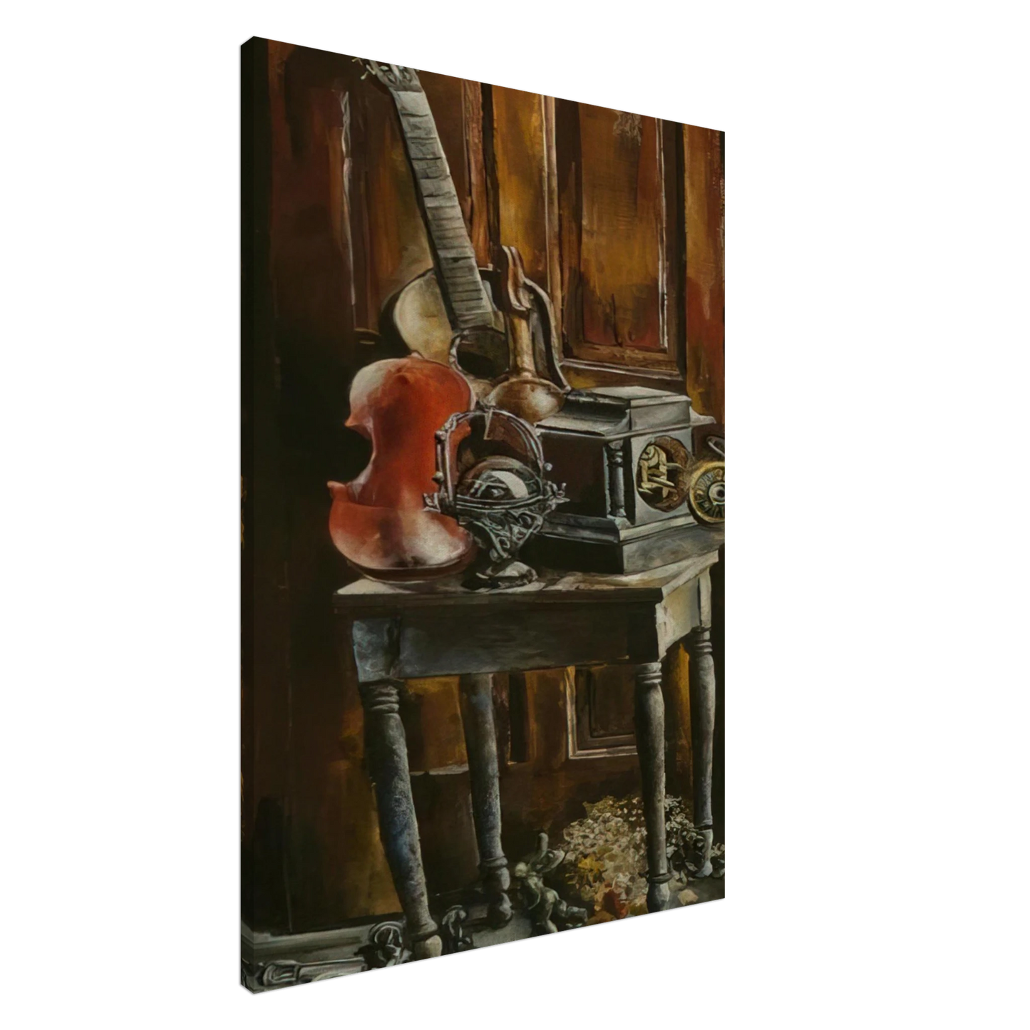 Ivan Albright - THIS ICHNOLITE OF MINE Canvas - 20x30 cm / 8x12 inches-canvas