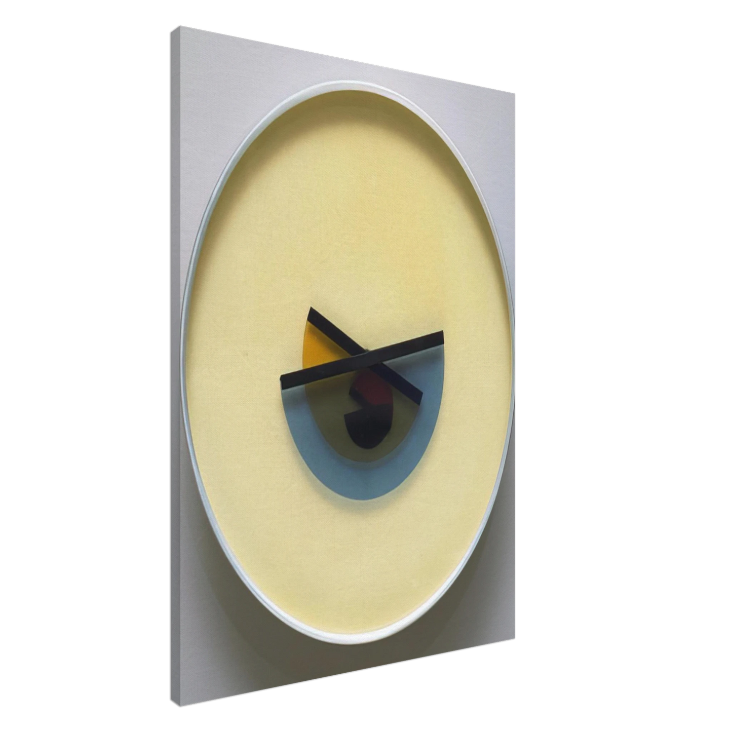 Bruno Munari - L'Ora X Clock - 1945 Canvas - 20x30 cm / 8x12 inches-canvas