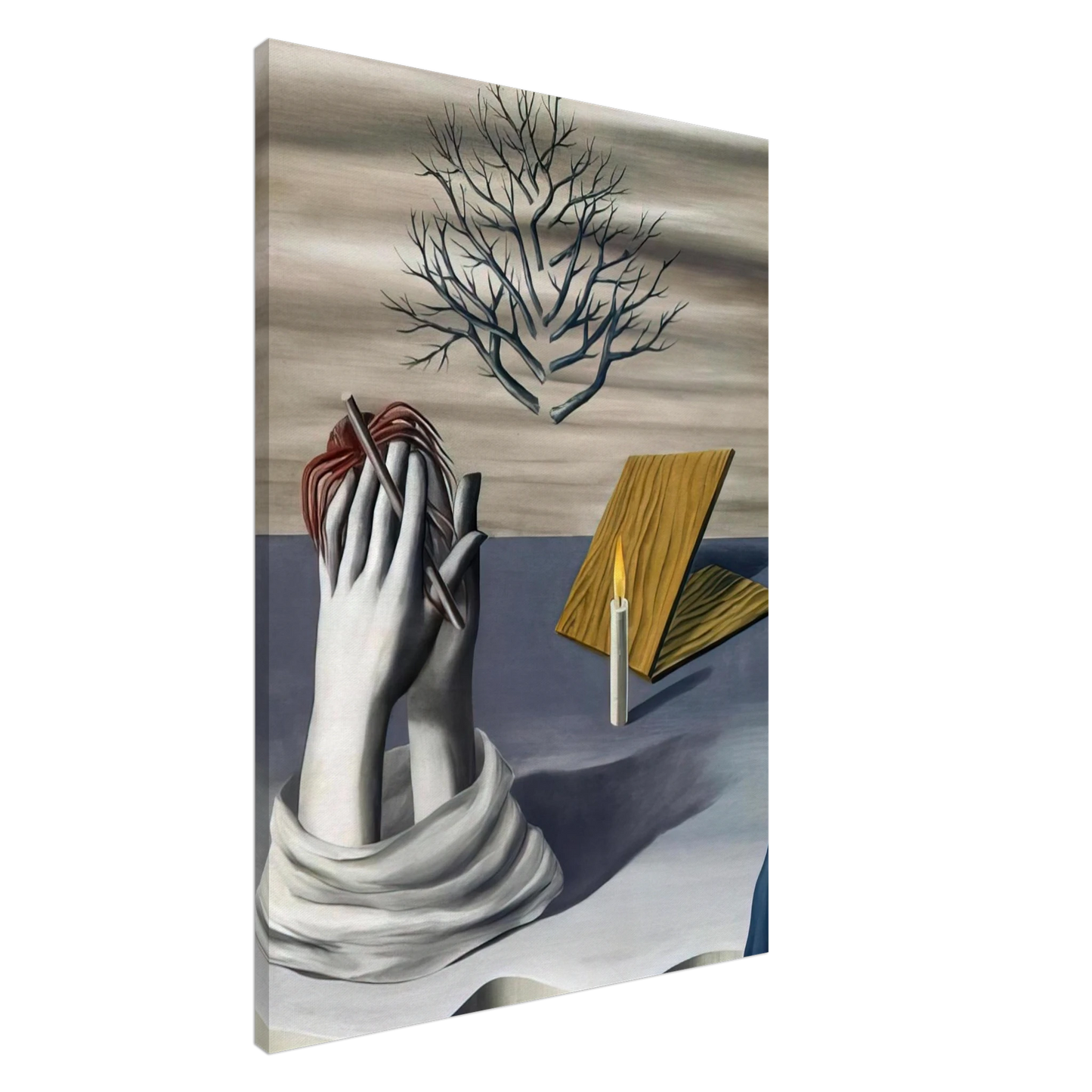 Rene Magritte - THE DAWN OF CAYENNE 1926 Canvas - 20x30 cm / 8x12 inches-canvas