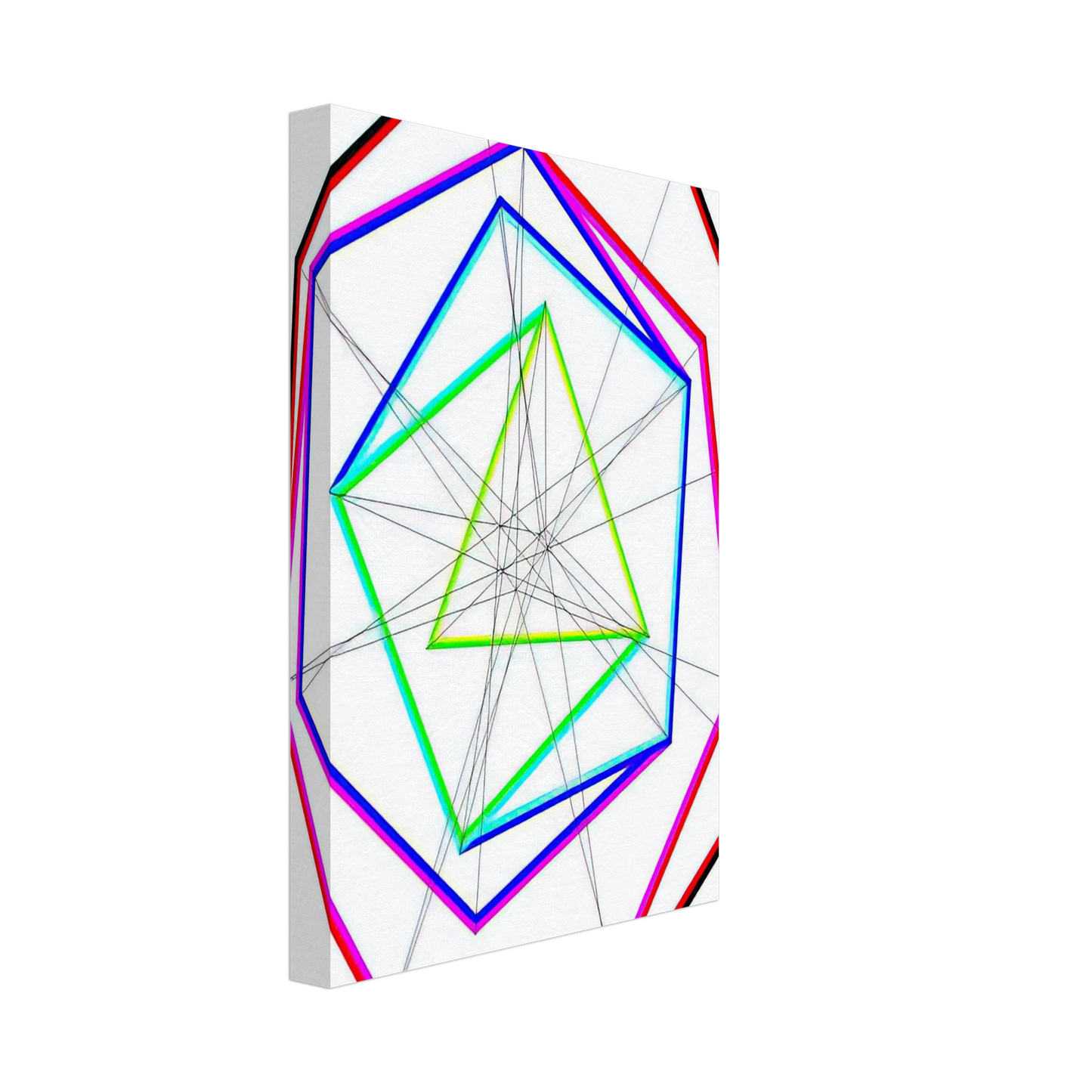 Max Bill - Fifteen Variations on a Single Theme, v. 14 - 1938 Canvas - 70x100 cm / 28x40 inches-canvas