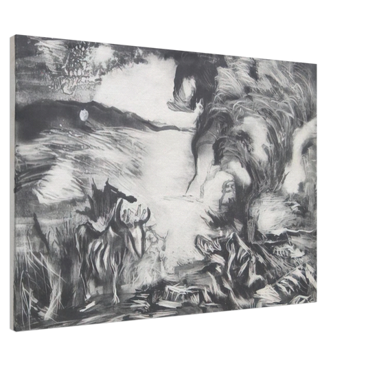 Jackson Pollock - LANDSCAPE WITH STEER 1937 1 Canvas - Default Title-canvas