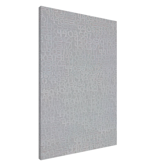 Roman Opalka - 19651 - âˆž, Detail 4894231 - 4914799 - Conceptual Art Canvas - 20x30 cm / 8x12 inches-canvas