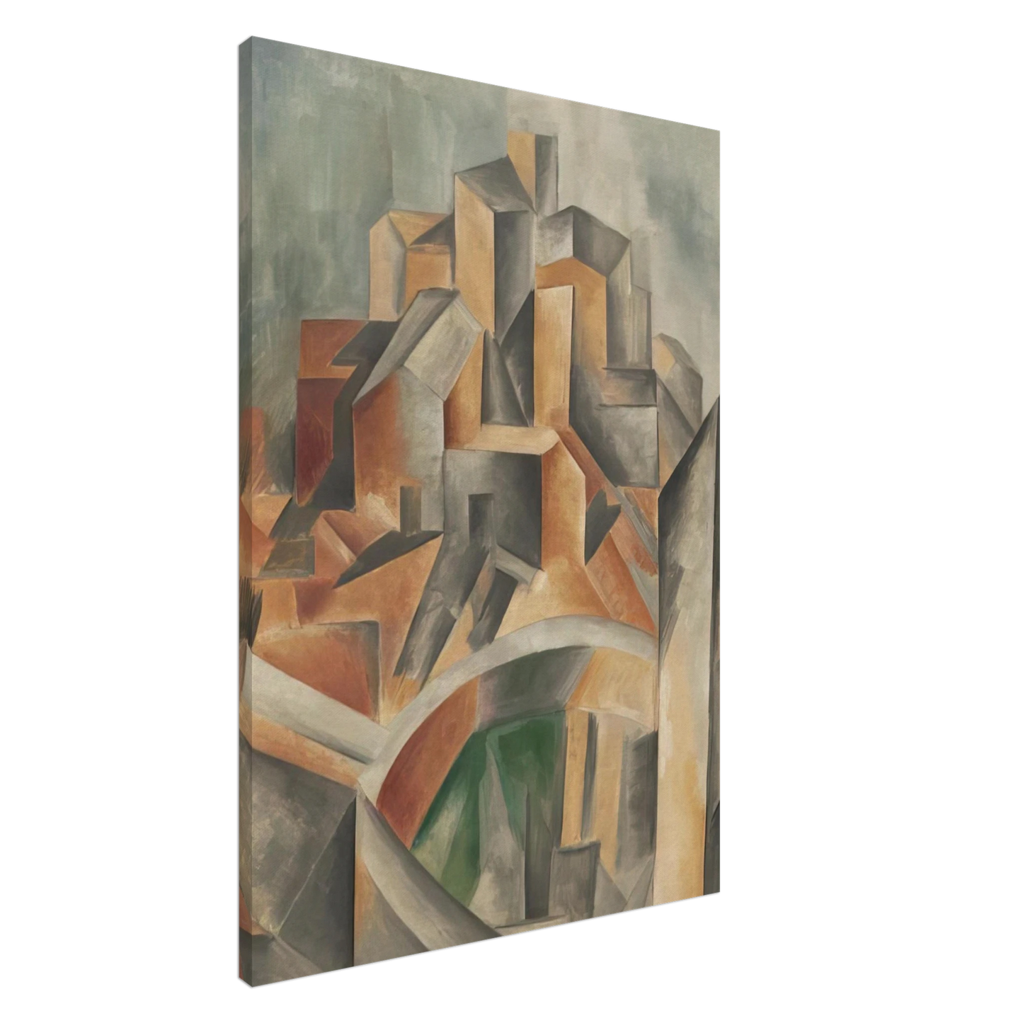 Pablo Picasso - The Reservoir, Horta de Ebro Canvas - 20x30 cm / 8x12 inches-canvas