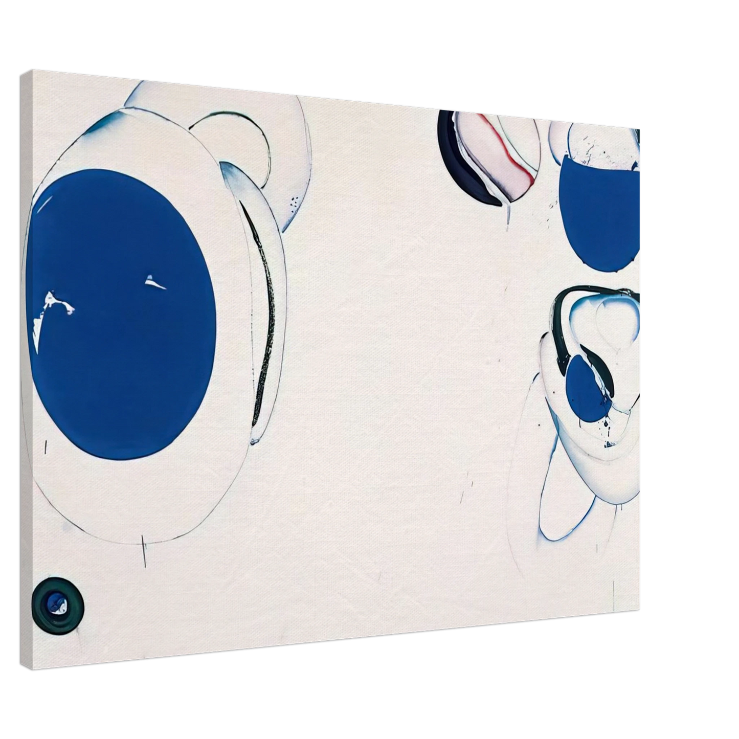 Sam Francis - Blue Balls VIII Canvas - 20x30 cm / 8x12 inches-canvas