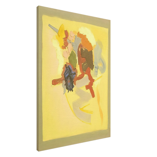 John Ferren - Yellow Field - 1960 Canvas - 20x30 cm / 8x12 inches-canvas