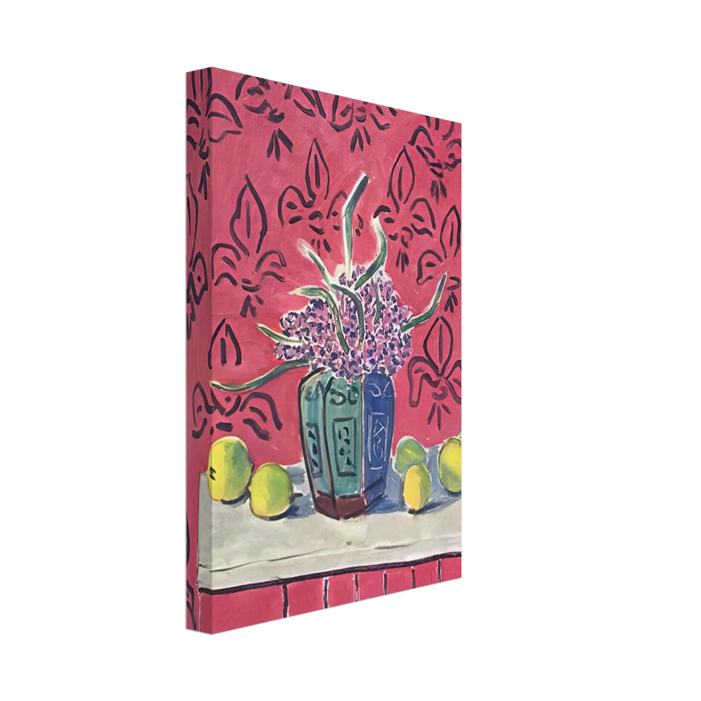 Henri Matisse - STILL LIFE WITH LEMONS 1943 Canvas - 40x60 cm / 16x24 inches-canvas