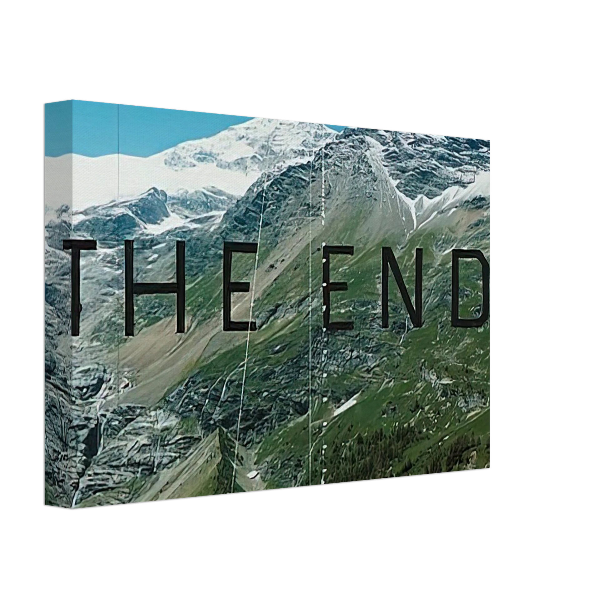 Edward Ruscha - THE END 87 2010 Canvas - 40x60 cm / 16x24 inches-canvas