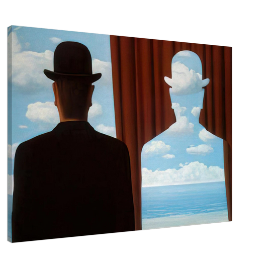 Rene Magritte - DECALCOMANIA 1966 Canvas - 20x30 cm / 8x12 inches-canvas