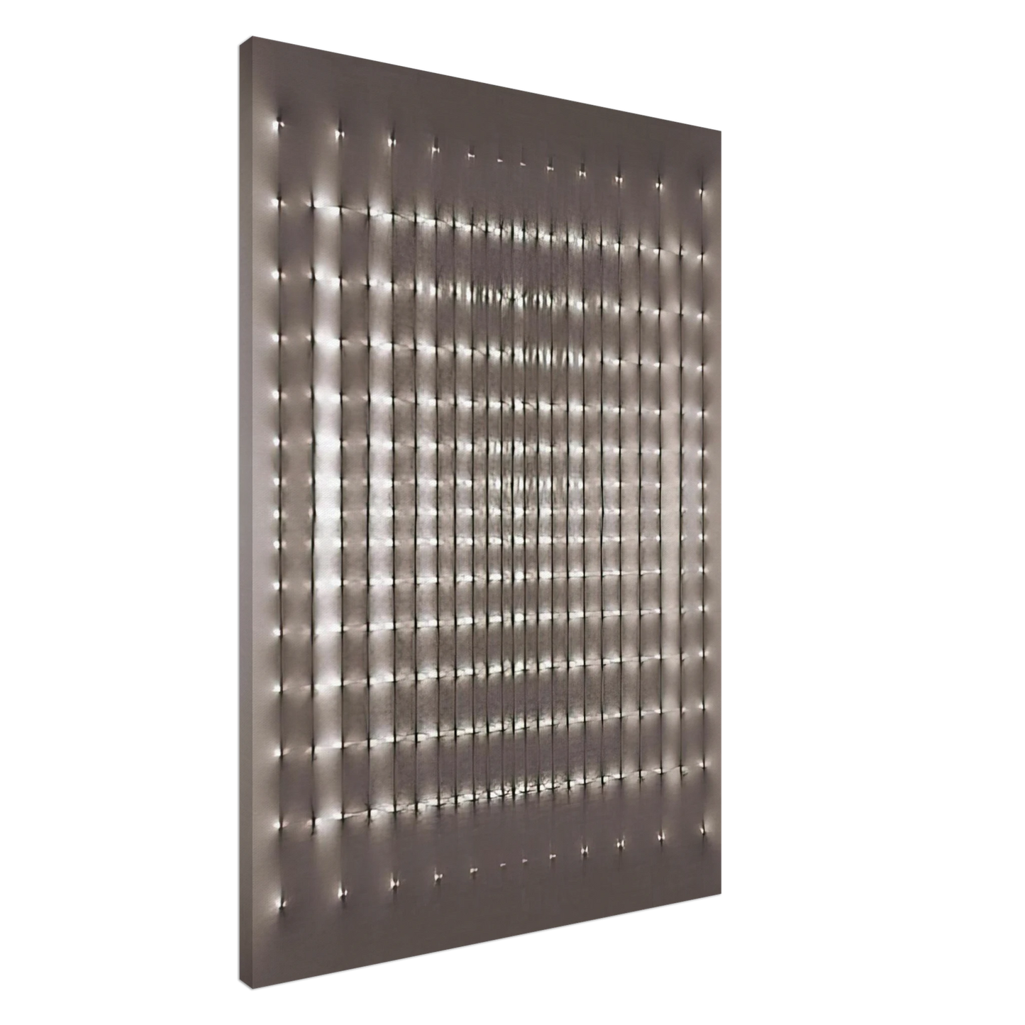 Enrico Castellani - Superficie alluminio - 1969 Canvas - 20x30 cm / 8x12 inches-canvas