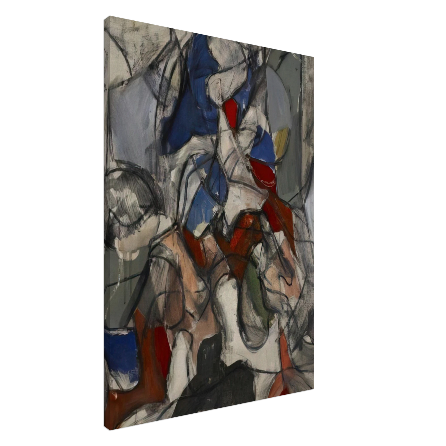 Edward Corbett - Untitled - 1951 Canvas - 20x30 cm / 8x12 inches-canvas