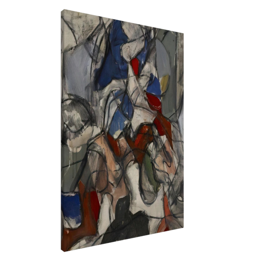 Edward Corbett - Untitled - 1951 Canvas - 20x30 cm / 8x12 inches-canvas