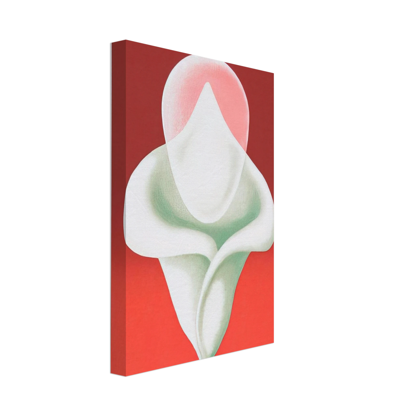 Clarence Holbrook Carter - Abstract Tulip - 1979 Canvas - 40x60 cm / 16x24 inches-canvas
