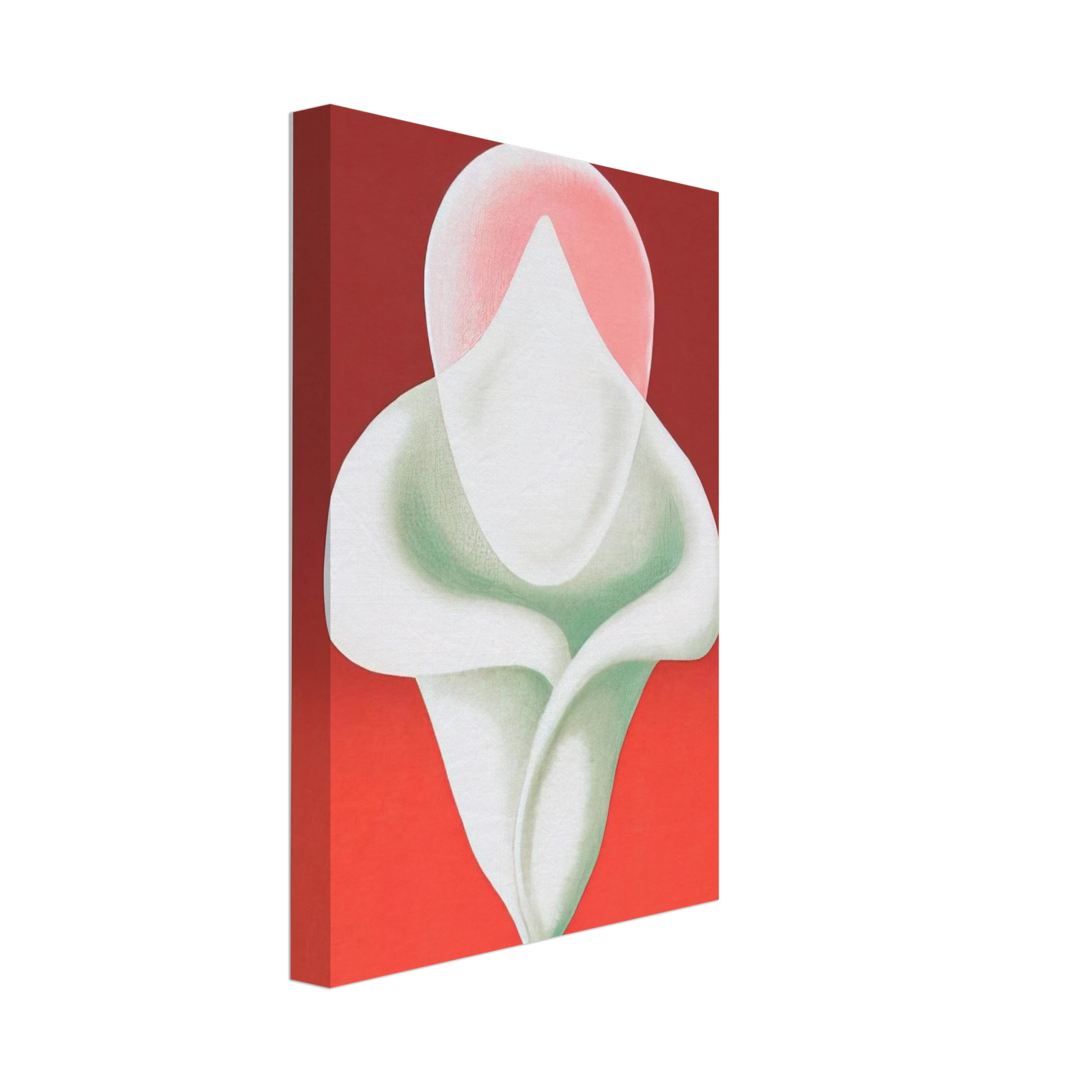 Clarence Holbrook Carter - Abstract Tulip - 1979 Canvas - 40x60 cm / 16x24 inches-canvas