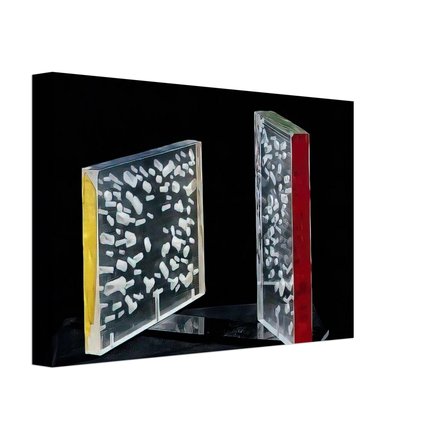 Piero Dorazio - Sospensioni Colorate - 1955 Canvas - 40x60 cm / 16x24 inches-canvas