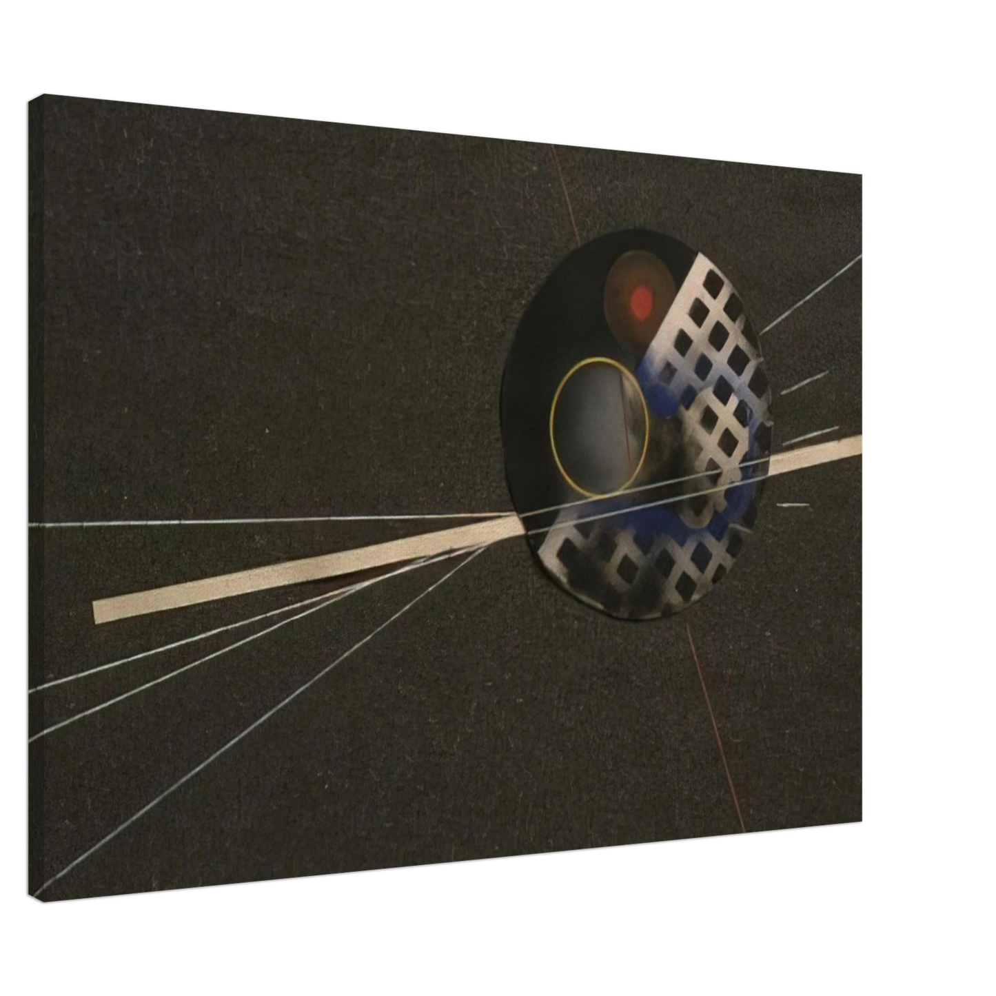 Laszlo Moholy-Nagy - Emery Paper collage Canvas - 20x30 cm / 8x12 inches-canvas