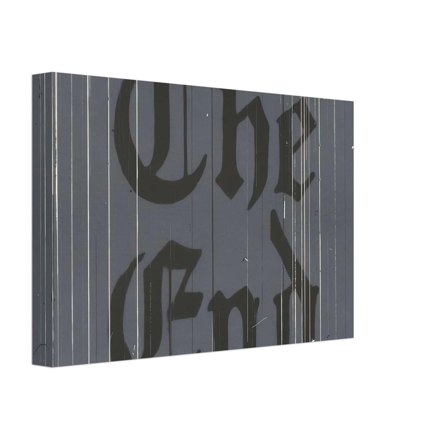 Edward Ruscha - THE FINAL END 1991 Canvas - 40x60 cm / 16x24 inches-canvas