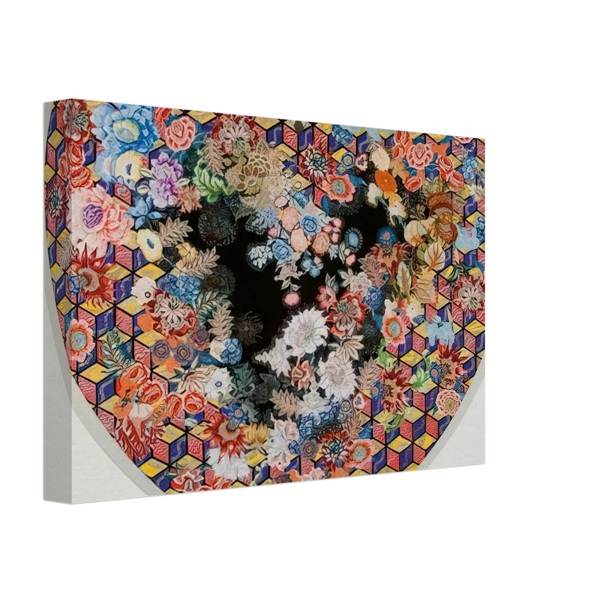 Miriam Schapiro - Heartland - 1985 Canvas - 40x60 cm / 16x24 inches-canvas