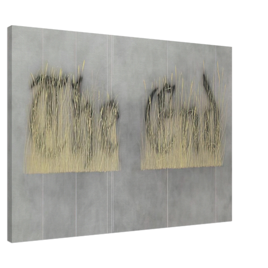 Edward Ruscha - THE FINAL END 1992 Canvas - 20x30 cm / 8x12 inches-canvas