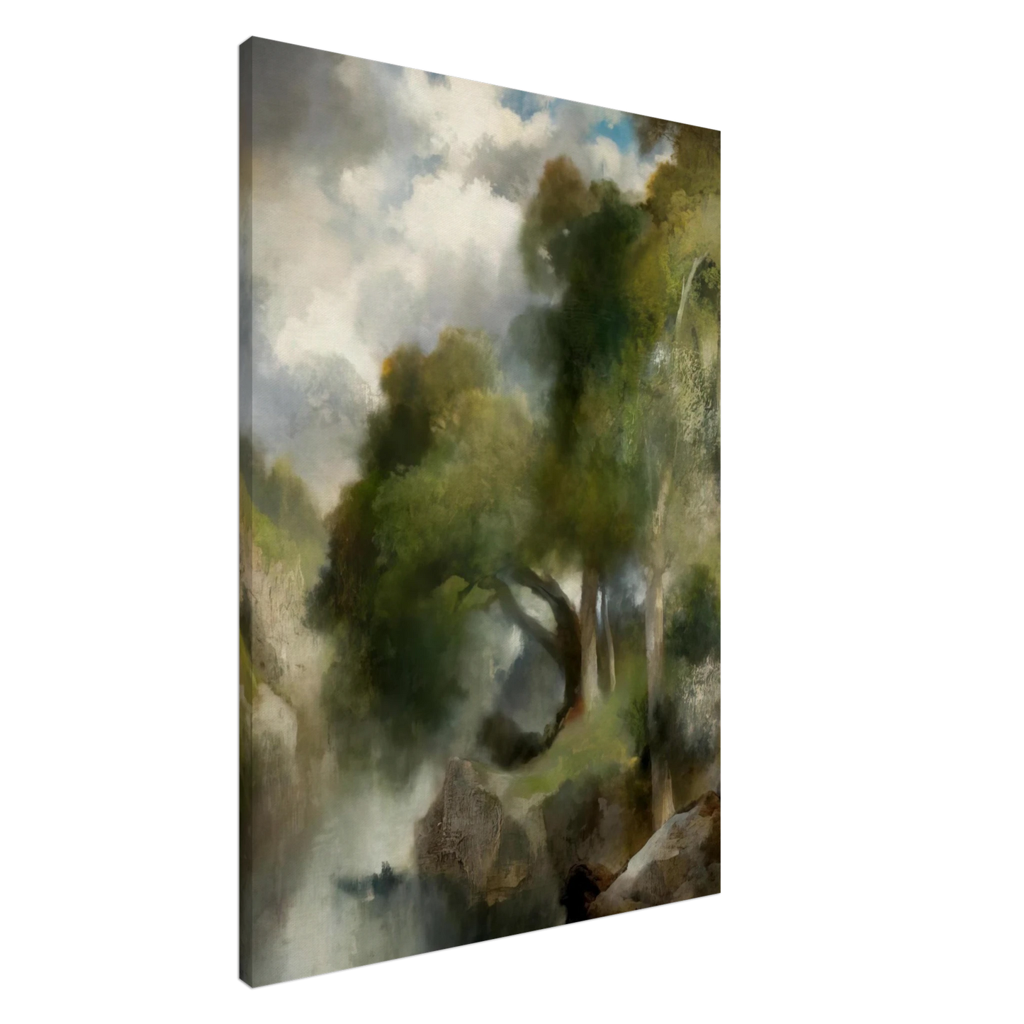 Thomas Moran - California Landscape Canvas - 20x30 cm / 8x12 inches-canvas