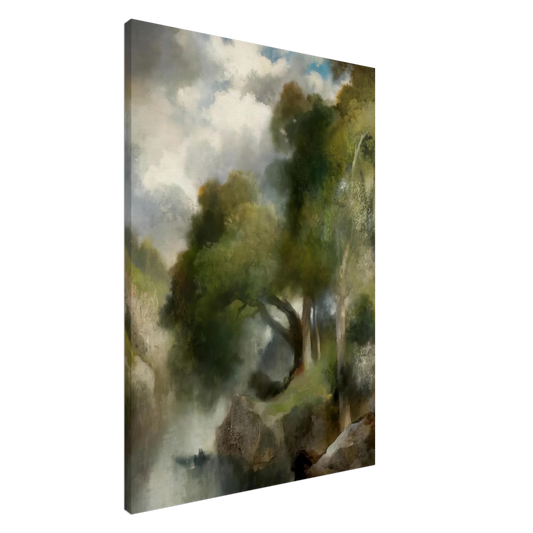 Thomas Moran - California Landscape Canvas - 20x30 cm / 8x12 inches-canvas