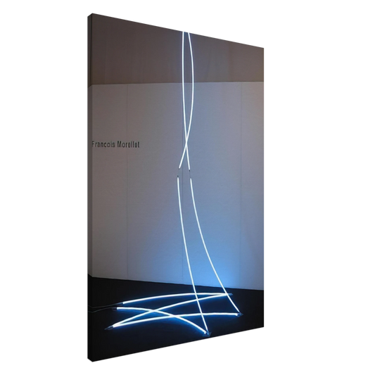 Francois Morellet - Lamentable Despicable - 2008 Canvas - 20x30 cm / 8x12 inches-canvas