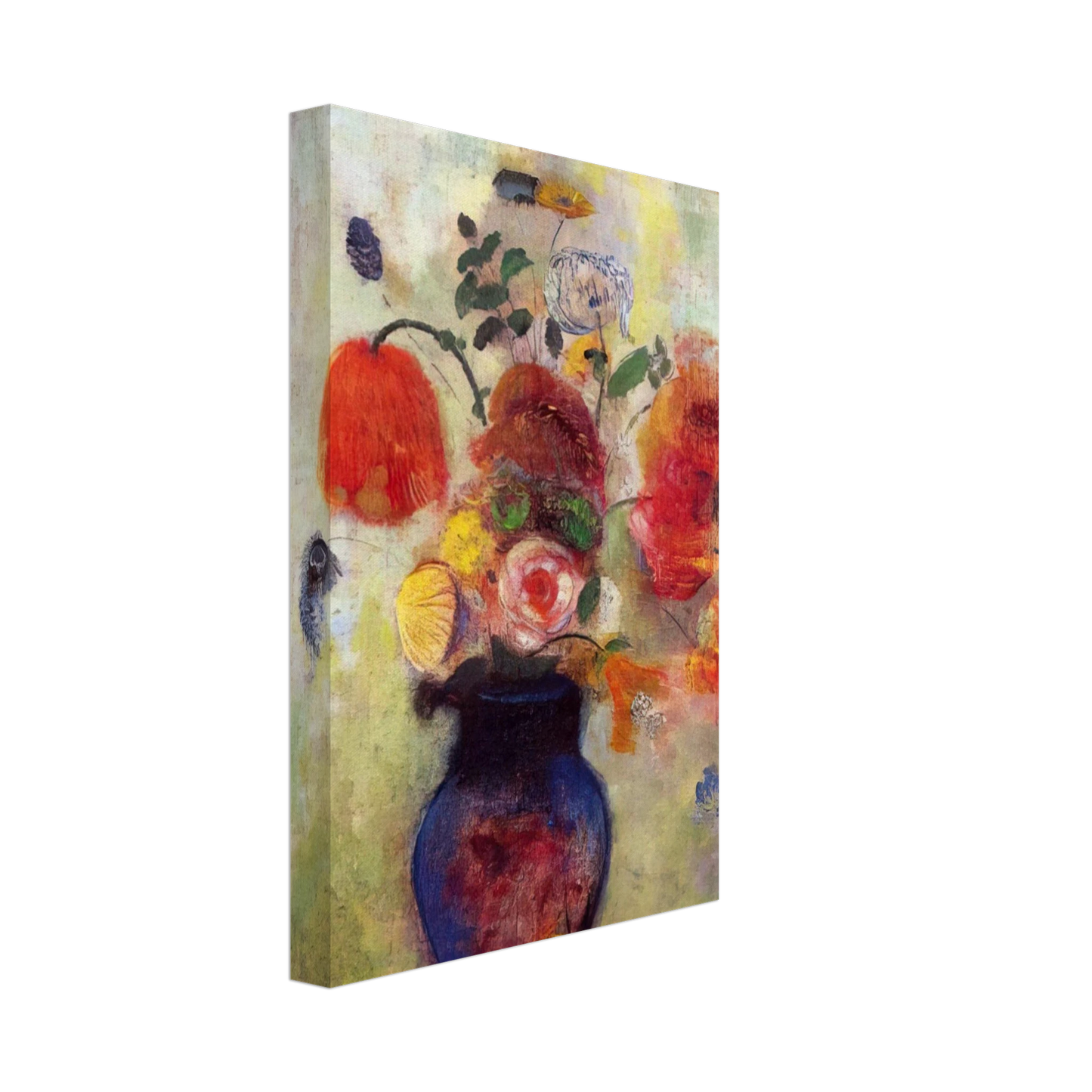 Odilon Redon - BOUQUET OF FLOWERS 3 Canvas - 40x60 cm / 16x24 inches-canvas