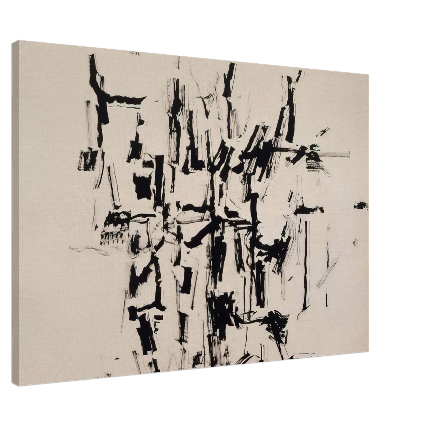 Philip Guston - DRAWING RELATED TO ZONE DRAWING NO 19 Canvas - 20x30 cm / 8x12 inches-canvas