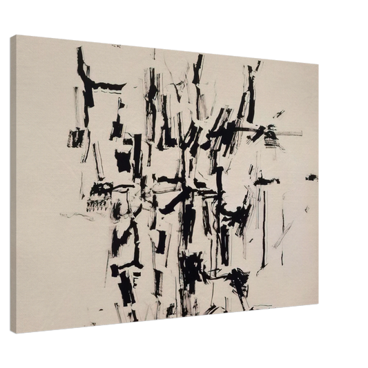 Philip Guston - DRAWING RELATED TO ZONE DRAWING NO 19 Canvas - 20x30 cm / 8x12 inches-canvas