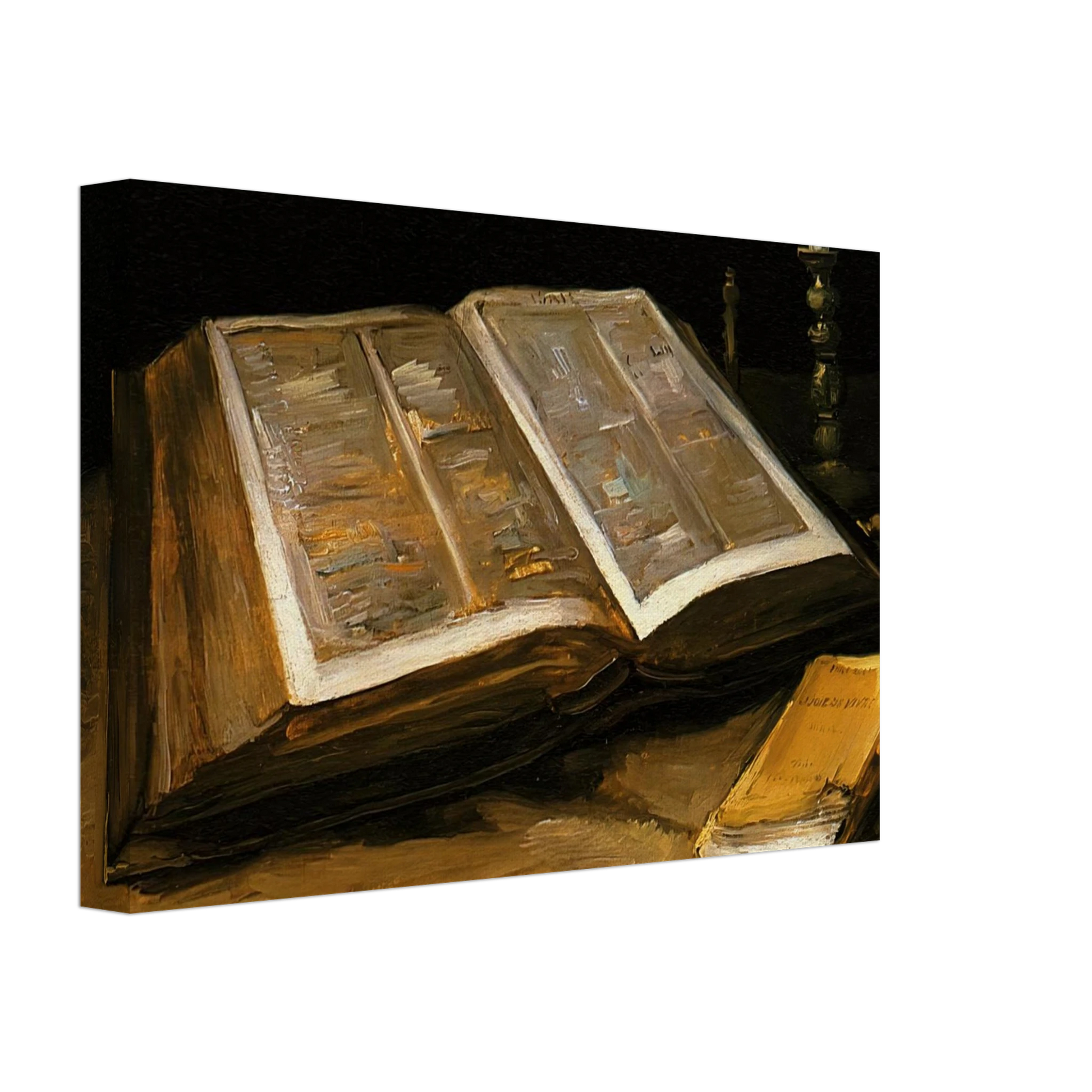 Vincent van Gogh - Still Life with Bible Canvas - 70x100 cm / 28x40 inches-canvas