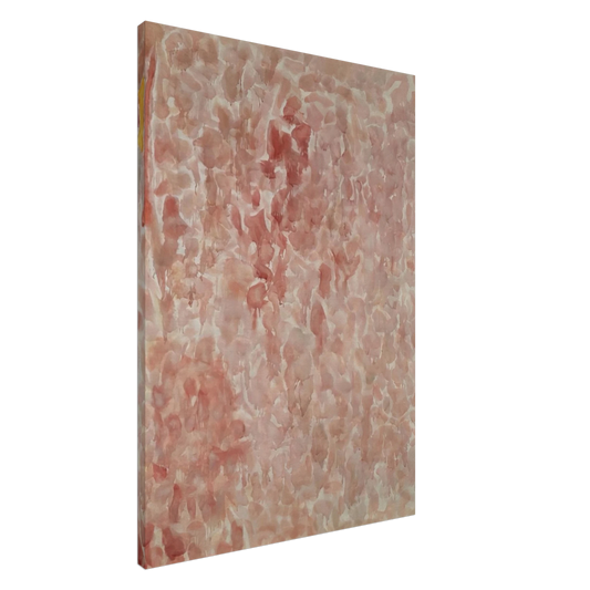 Sam Francis - Red and Pink Canvas - 20x30 cm / 8x12 inches-canvas
