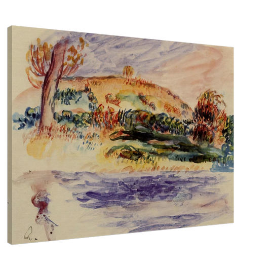 Pierre-Auguste Renoir - Landscape Canvas - 20x30 cm / 8x12 inches-canvas