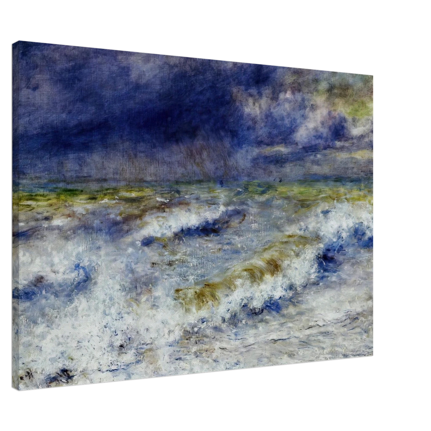 Pierre-Auguste Renoir - Seascape Canvas - 20x30 cm / 8x12 inches-canvas