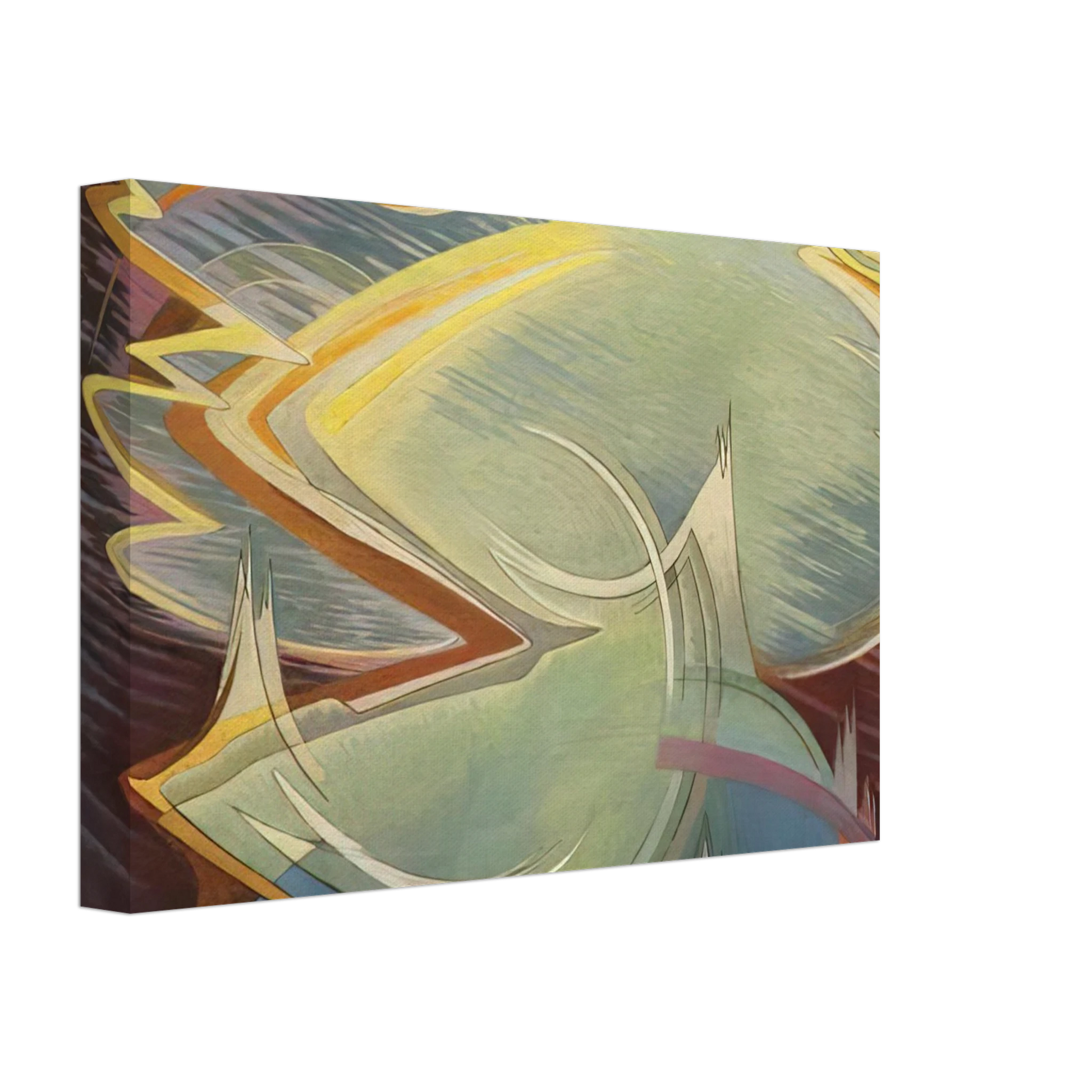 Lawren Harris - Untitled - 1951 Canvas - 40x60 cm / 16x24 inches-canvas