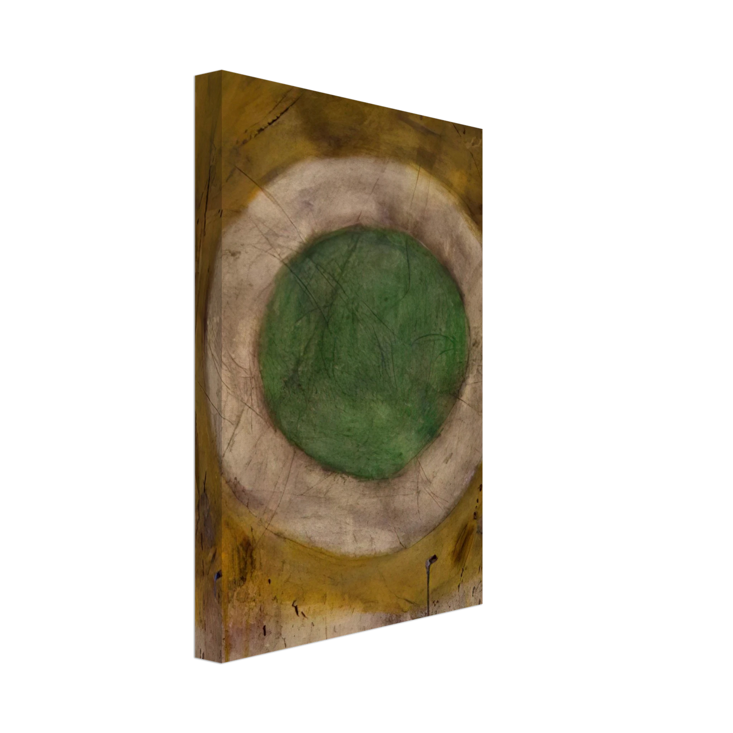 Gene Davis - Green Glow - 1958 Canvas - 70x100 cm / 28x40 inches-canvas